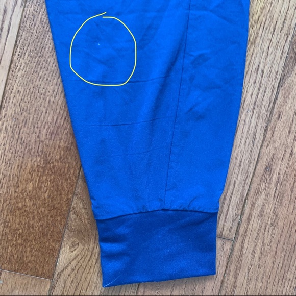 Athleta Blue Lined Soho Joggers, Size 2P - Picture 11 of 11
